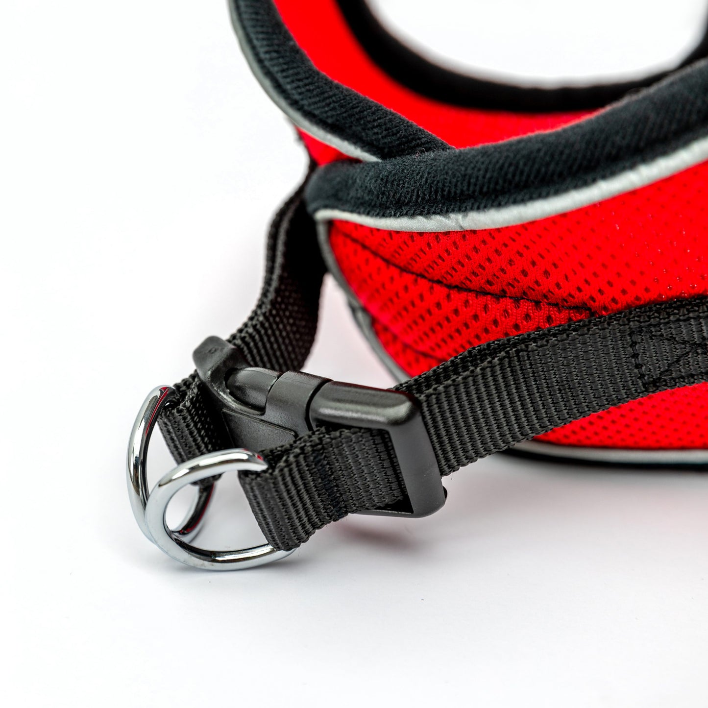 Bark Appeal Red Mesh Step in Harness