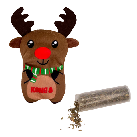 Kong Holiday Cat Refillables Reindeer