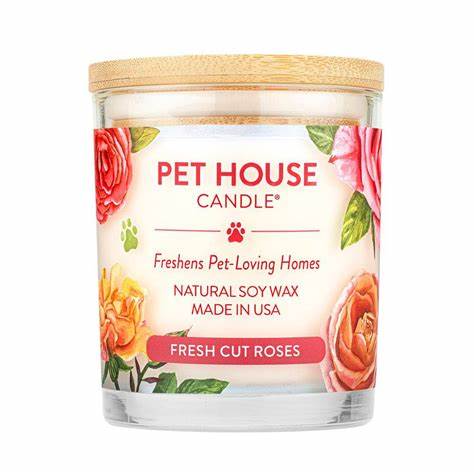 Pet House Fresh Cut Roses Candle 9oz