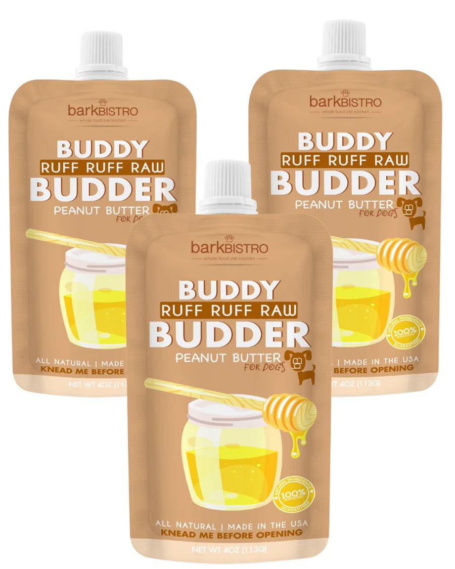 Bark Bistro Buddy Budder Ruff Ruff Raw 4oz Pouch