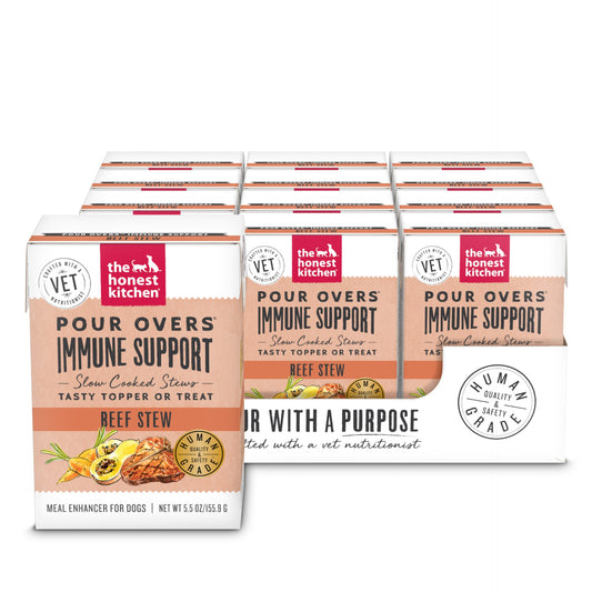 Honest Kitchen Pour Overs Immune Health Beef Stew 5.5 oz