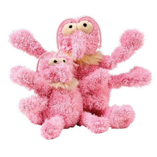 FuzzYard Scratchette Pink Flea Plush Dog Toy