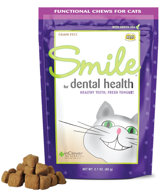 inClover Cat Smile Dental Treats 2.1oz