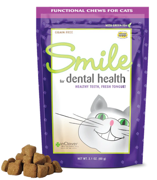 inClover Cat Smile Dental Treats 2.1oz