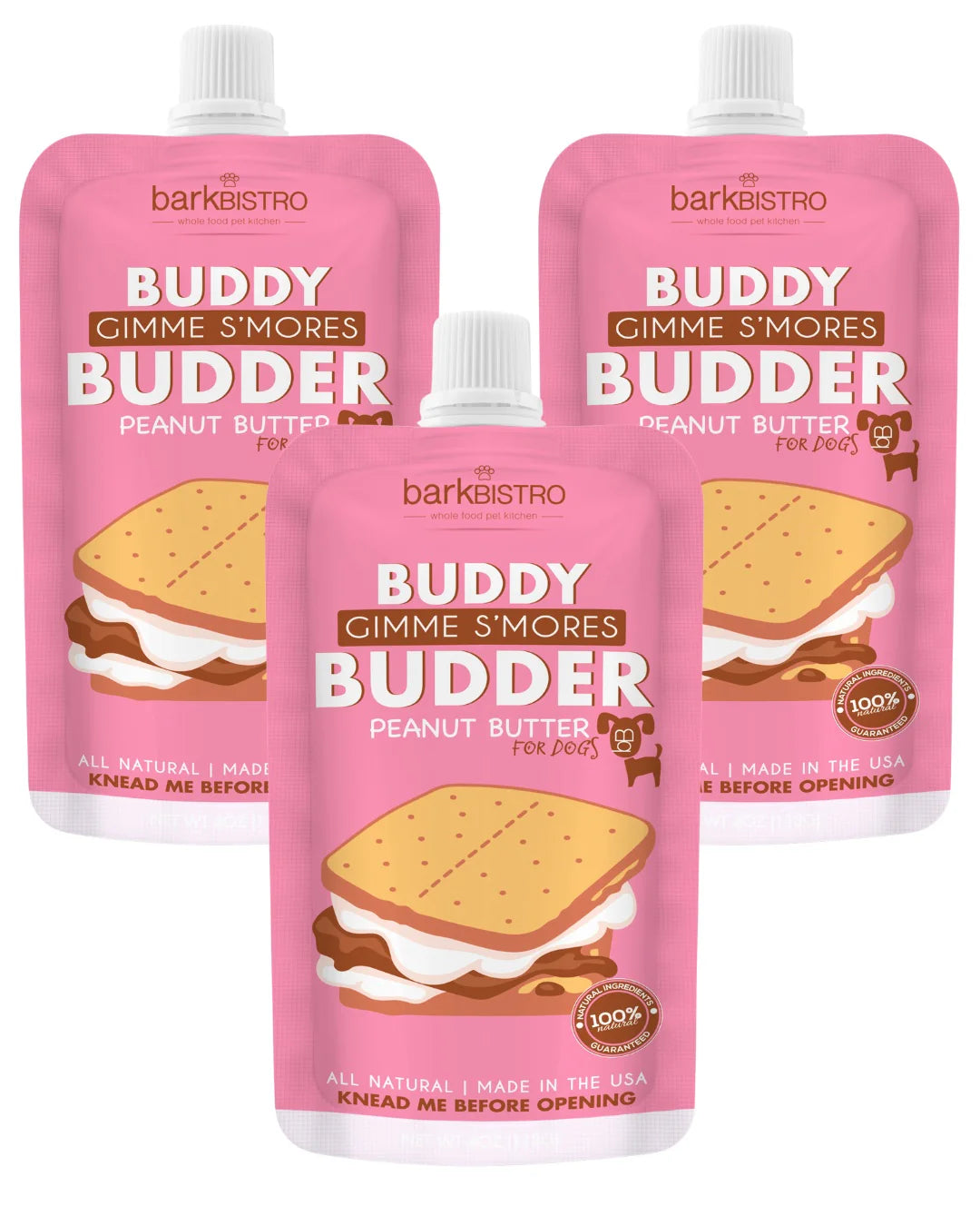 Bark Bistro Buddy Budder Give Me S'more 4oz Pouch