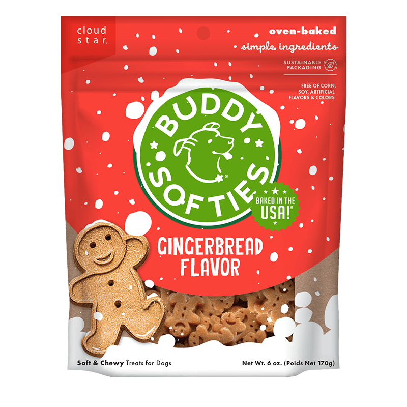 Cloud Star Soft & Chewy Gingerbread Treats 6oz