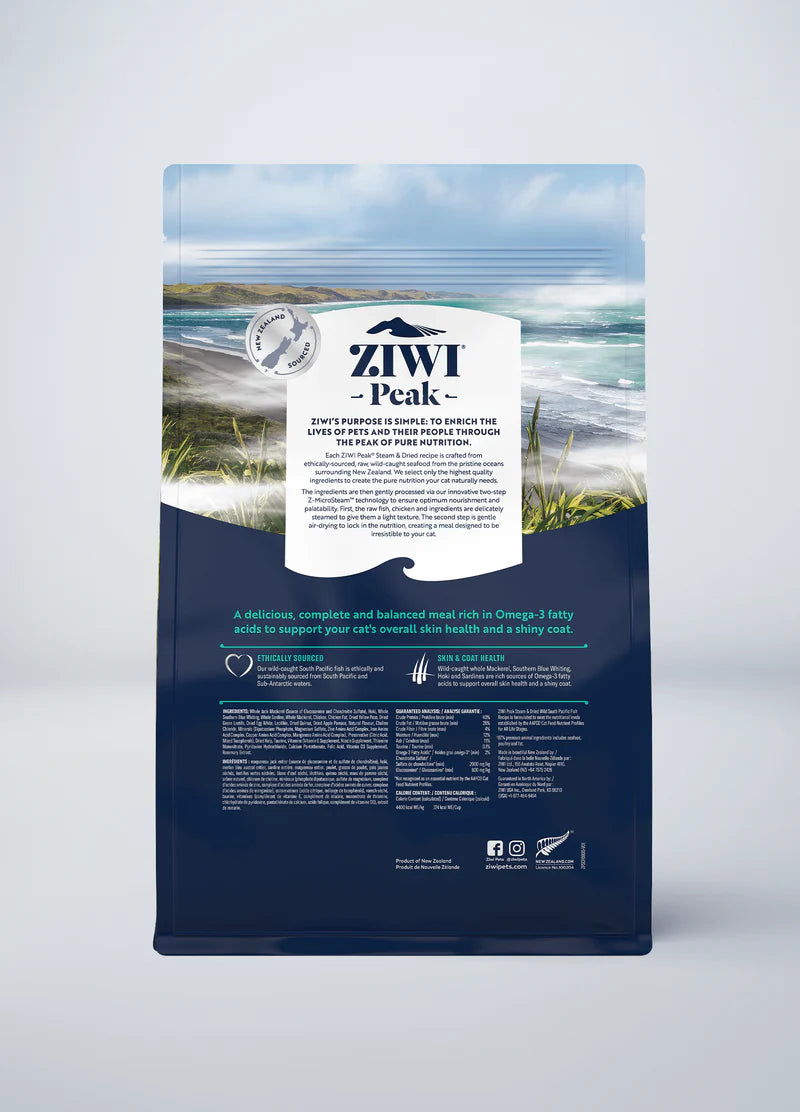 Ziwi Peak Cat Steam & Dried South Pacific Fish 1.8lb