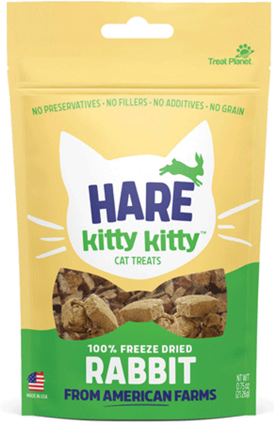 Treat Planet Hare Kitty Kitty Rabbit .9 oz