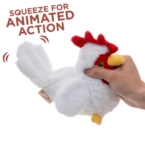 Territory Dog Animated Chicken 7.1"