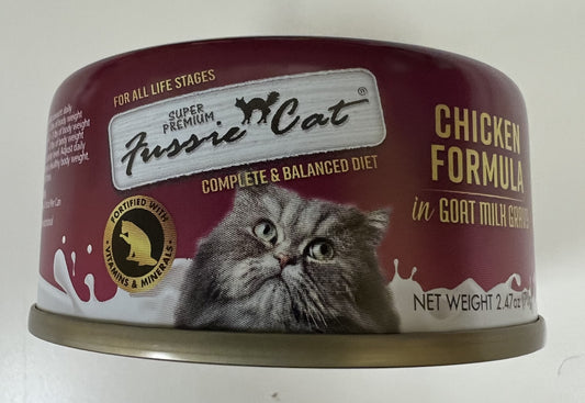 Fussie Cat Chicken in Goat Milk Gravy 2.47oz