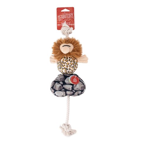 Territory Caveman Treat-and-Tug Dog Toy