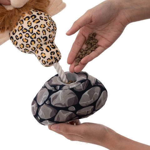 Territory Caveman Treat-and-Tug Dog Toy