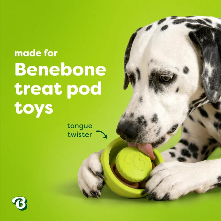 Benebone Tongue Twister Treat Pod Peanut Butter