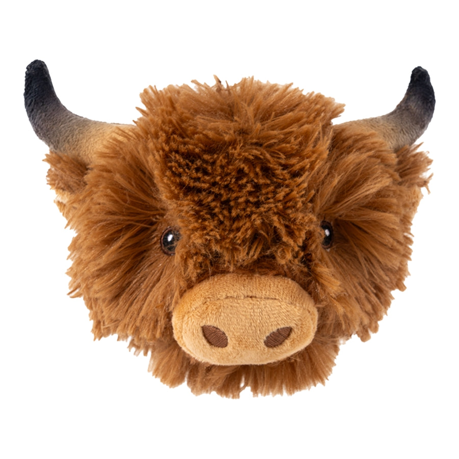 Tall Tails Dog 2 in 1 Highland Cow Head 4"