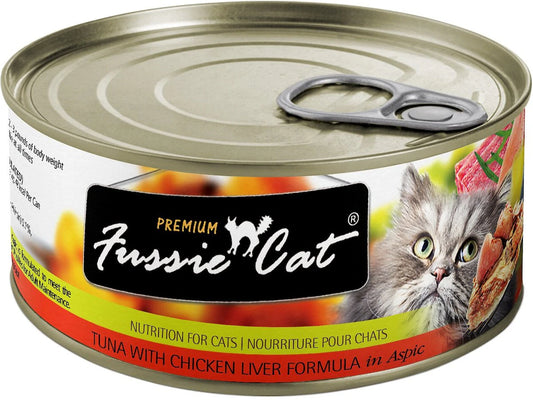 Fussie Cat Tuna Chicken Liver 2.82-oz