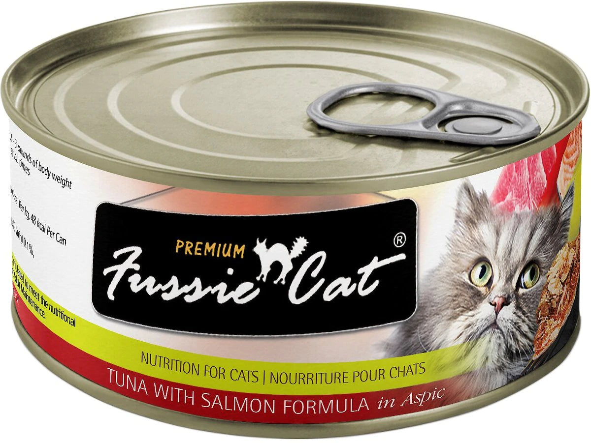 Fussie Cat Tuna & Salmon 2.82-oz