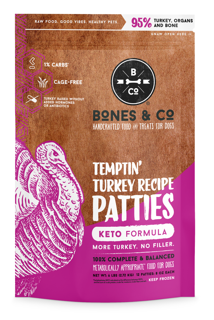 Bones N Co Turkey Patties 6-lb