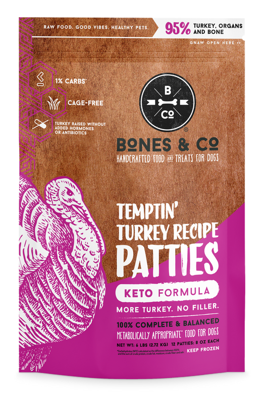 Bones N Co Turkey Patties 6-lb