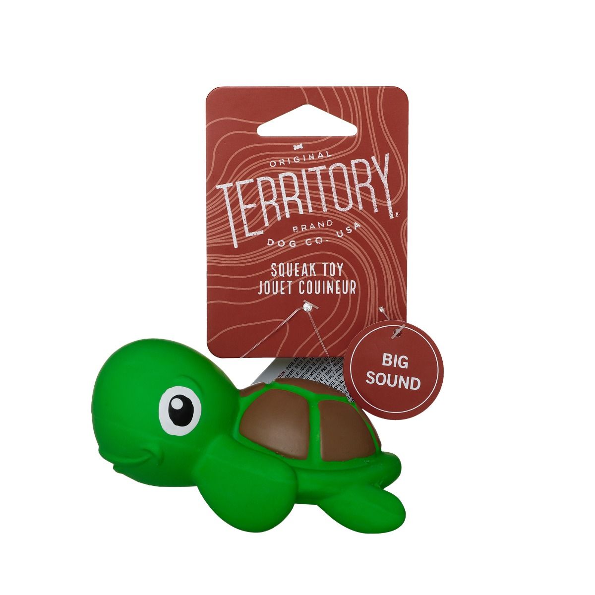 Territory Dog Toy Latex Turtle 4.7"