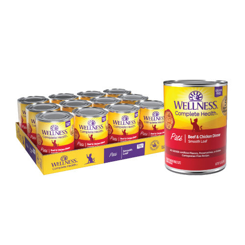 Wellness Beef & Chicken Canned Cat Food 5.5-oz