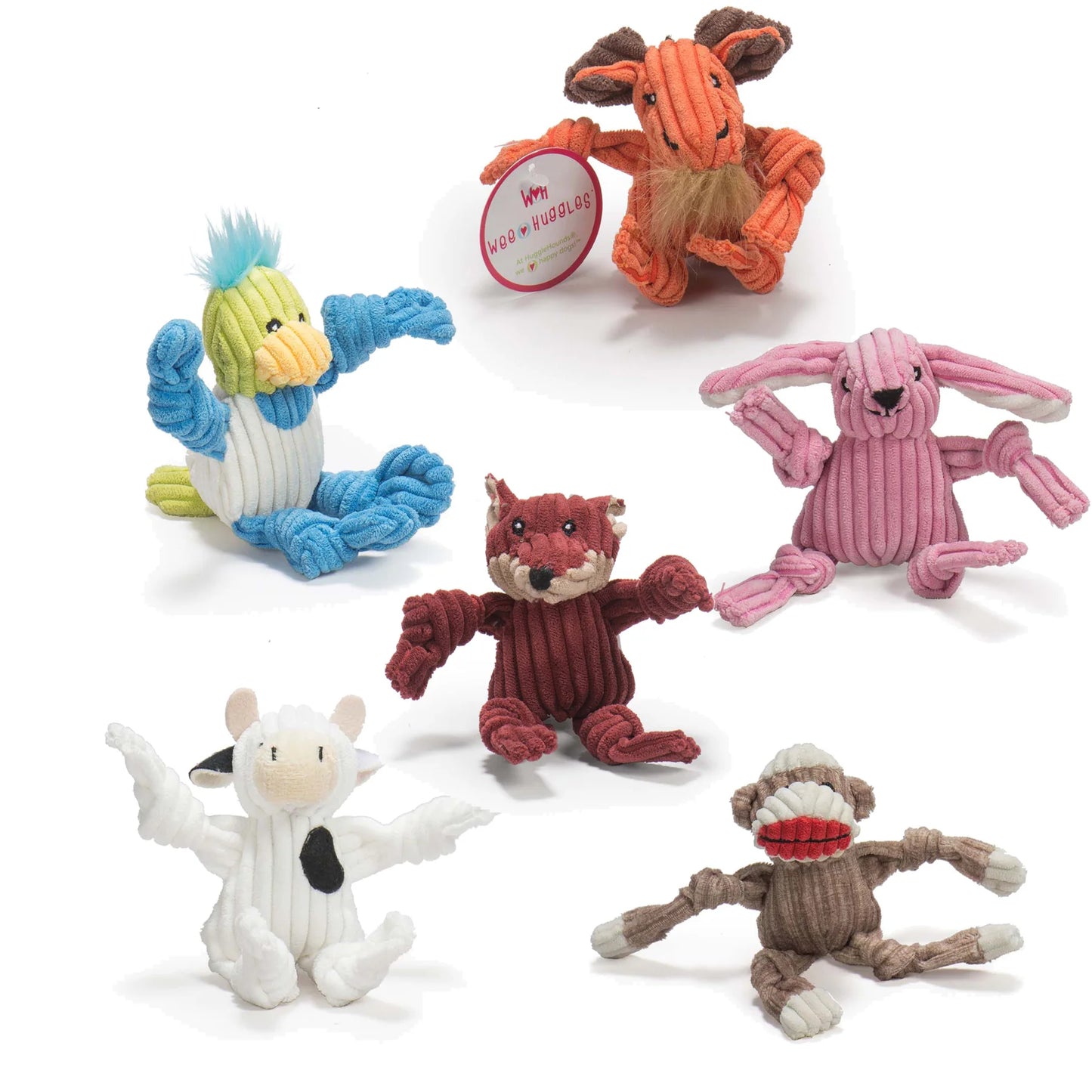 Huggle Hounds Assorted Wee Huggles Dog Toy