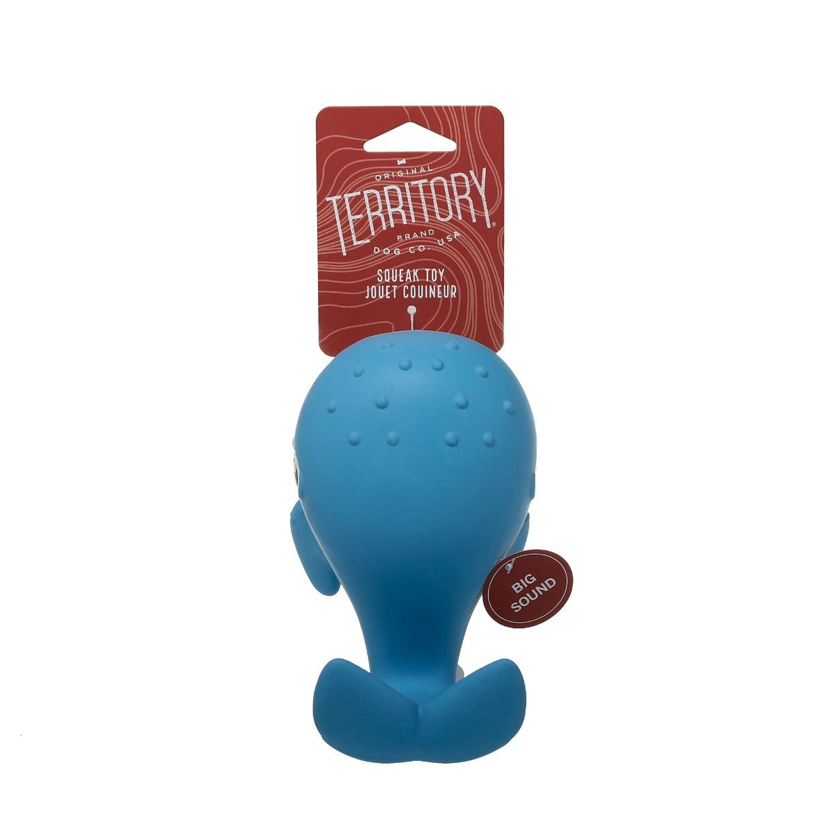 Territory Dog Toy Latex Whale 6.5"