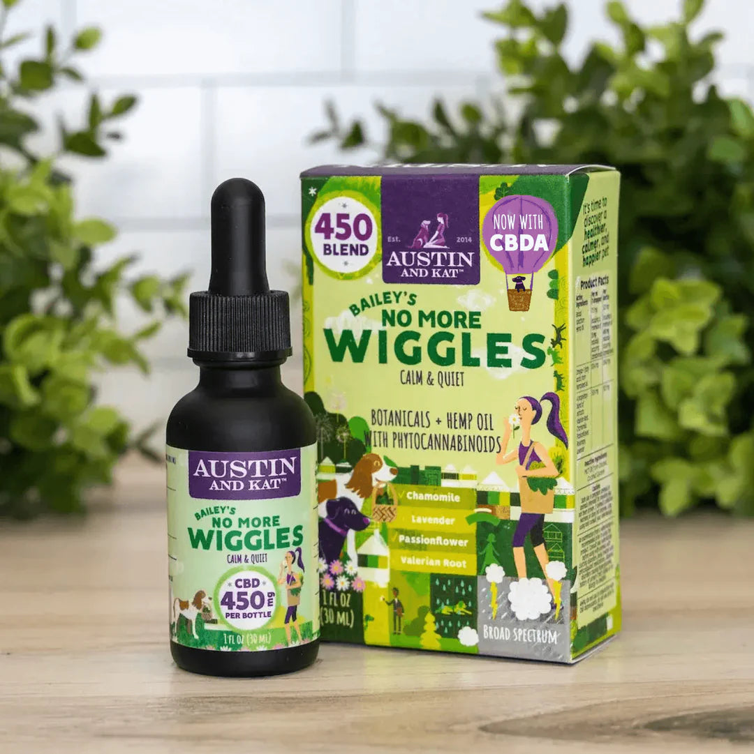 Austin & Kat No More Wiggles Oil 450 mg 1oz