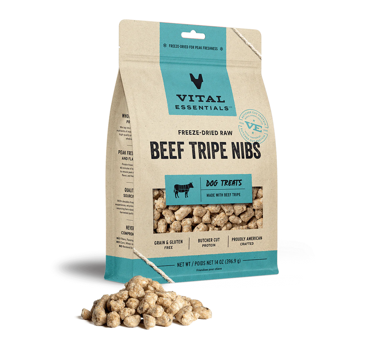 Vital Essentials Freeze Dried Beef Tripe Nibs 14oz