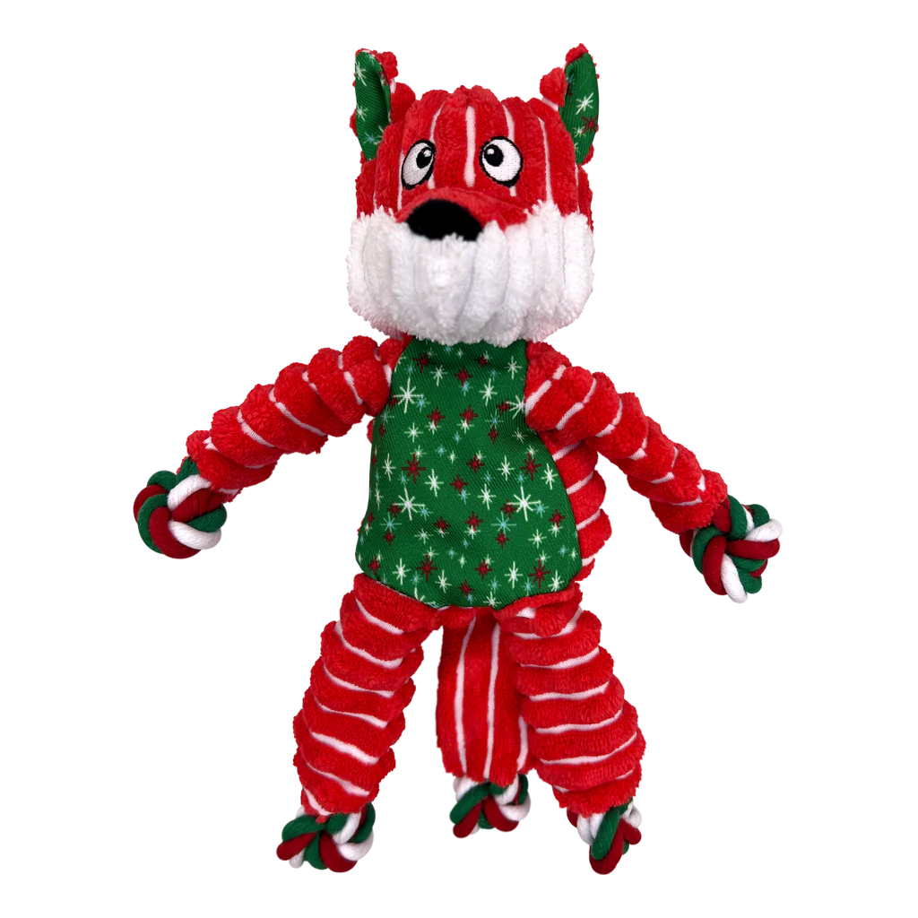 Kong Dog Holiday Floppy Knots Fox