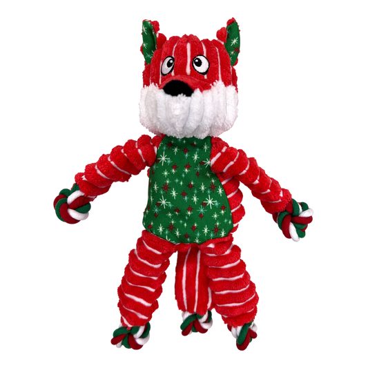 Kong Dog Holiday Floppy Knots Fox