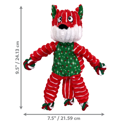 Kong Dog Holiday Floppy Knots Fox