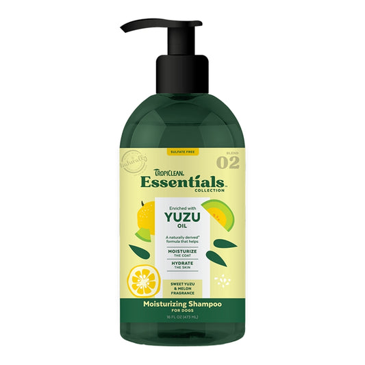 Tropiclean Essentials Shampoo Yuzu & Melon 16oz
