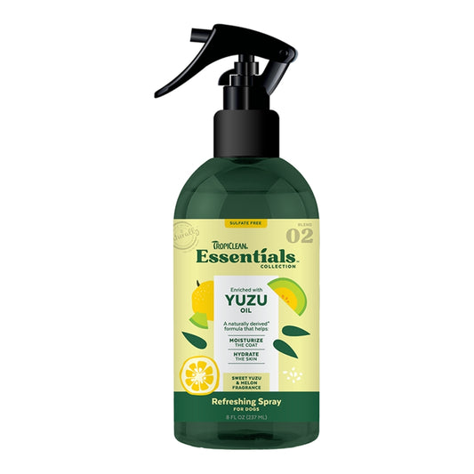 Tropiclean Essentials Deodorizing Spray Yuzu & Melon 8oz