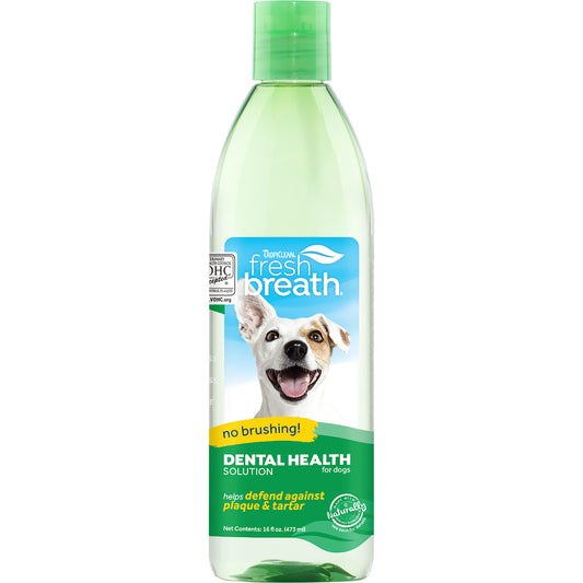 Tropiclean Dog Fresh Breath Dental Health Solution 33.8oz