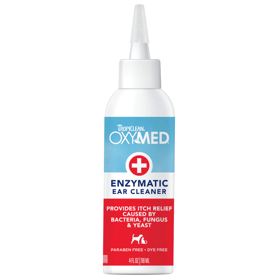 Tropiclean OxyMed Enzymatic Ear Cleaner 4oz