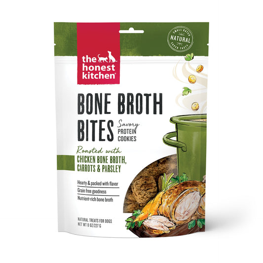 Honest Kitchen Chicken Bone Broth Bites with Carrot 8 oz