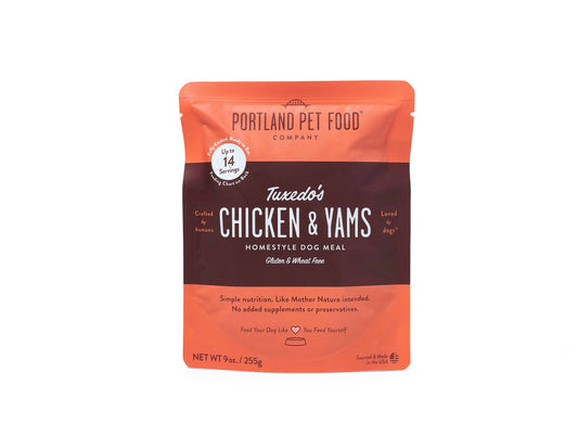 Portland Pet Food Company Tuxedo's Chicken & Yams Homestyle Dog Meal