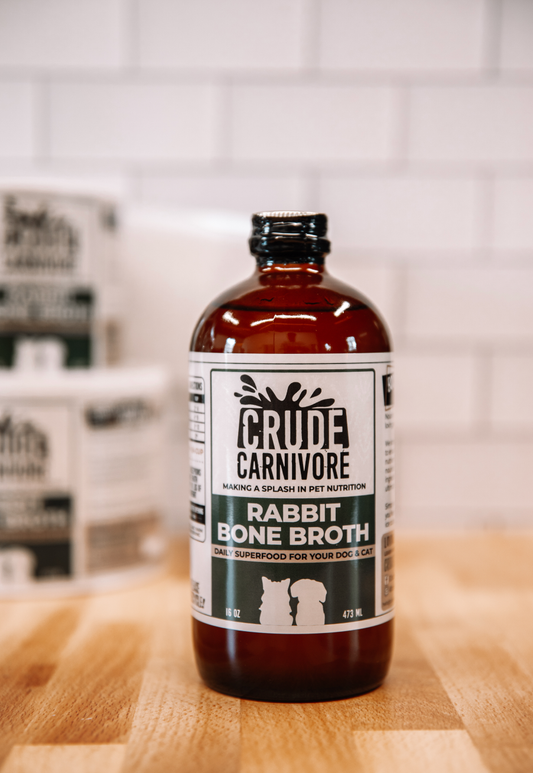 Crude Carnivore 16oz Rabbit Bone Broth