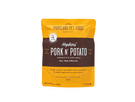 Portland Pet Food Company Hopkins Pork N Potato Homestyle Dog Meal